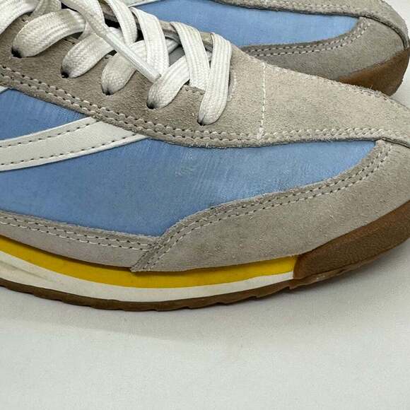 Tretorn Rawlins 2.0 Miami Blue Suede Textile Lace-up Rubber Sole Sneakers - Picture 12 of 15